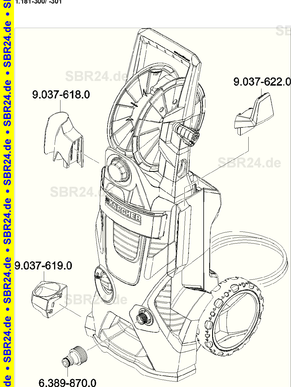 KÄRCHER Ersatzteile K 5.700 1.181-300.0